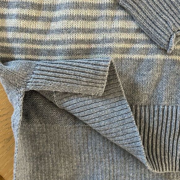 Ella Moss Women's Crewneck Long Sleeve Sweater, Blue Stripe, XXL, NWT - Picture 5 of 8